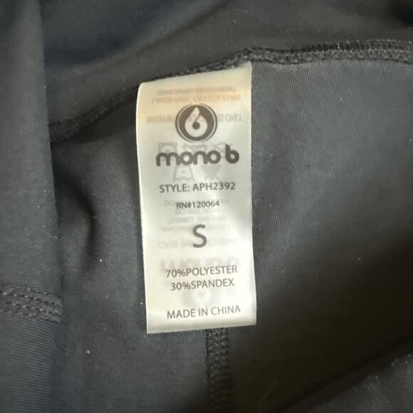 Mono B Womens High Waist Stars And Stripes Athletic Leggings SM Style‎ APH 2392 - Picture 4 of 7